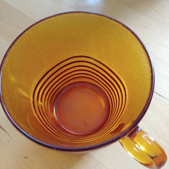 Duralex France Amber Glass Tea Coffee Cups Vintage - Picture 9 of 9